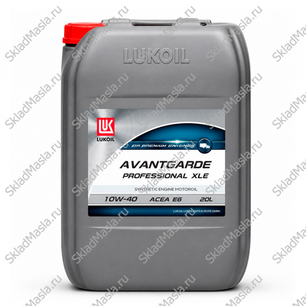 Моторное масло Лукойл Авангард Профессионал XLE 10W-40 API CK-4 ACEA E4_E6_E7_E9 (канистра 20л)