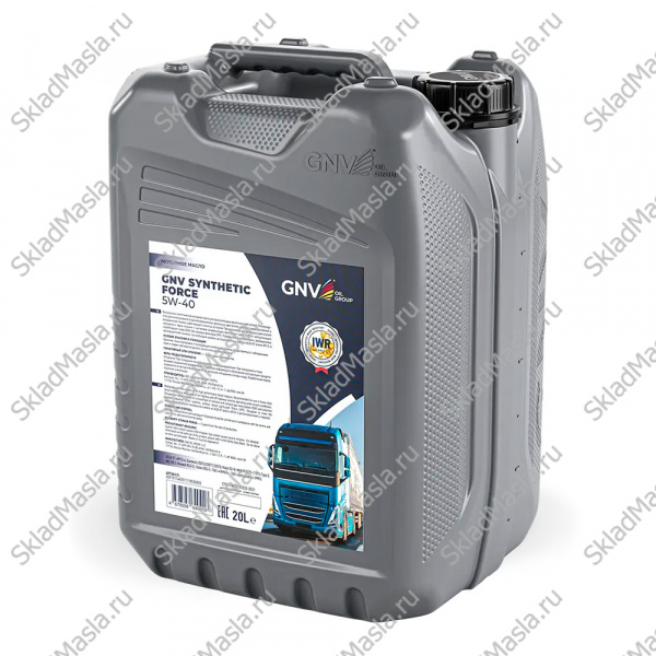 Моторное масло GNV Synthetic Force 5W-40 API CI-4 ACEA E7 (20л)