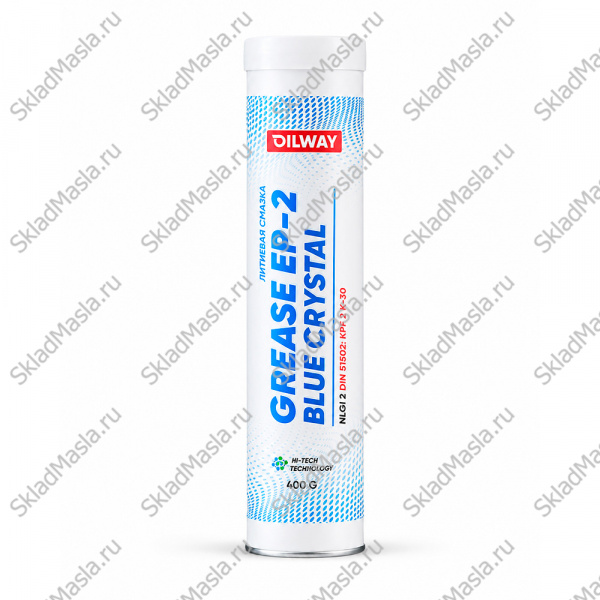 Смазка универсальная OilWay Grease Blue Crystal EP 2 (туба 400гр)