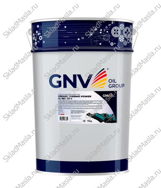 Смазка многоцелевая противоизносная GNV Grease Thermo Power CL 100 EP 1 ПАО (ведро 18кг)