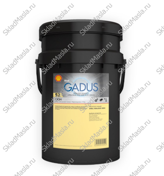 Смазка высокотемпературная Shell Gadus S2 OGH EP 0_00 (ведро 18кг)