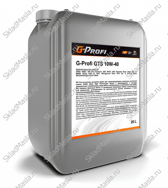 Моторное масло Gazpromneft G-Profi GTS 10W-40 ACEA E4_E7 (канистра 20л)