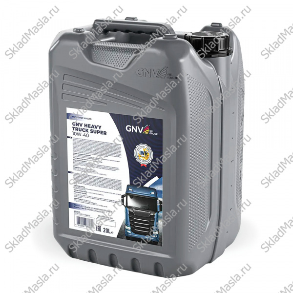 Моторное масло GNV Heavy Truck Super 10W-40 API CI-4 ACEA E4_E7 (20л)