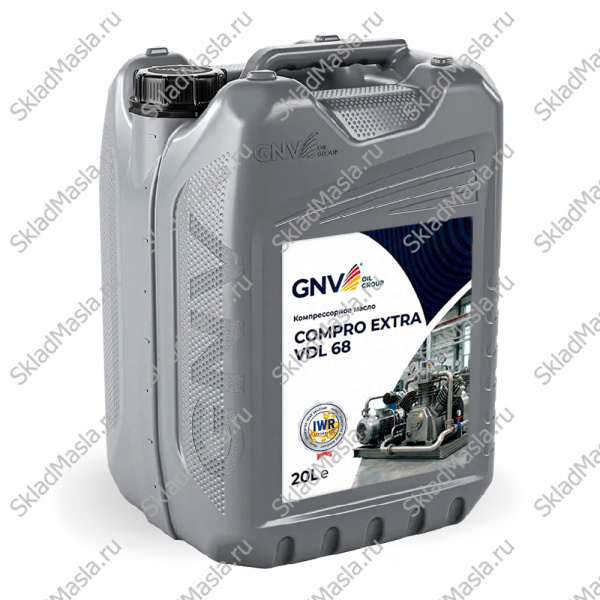 Масло компрессорное GNV Compro Extra VDL 68 (канистра 20л)