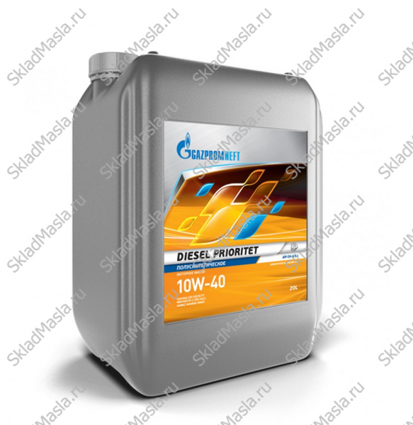 Моторное масло Gazpromneft Diesel Prioritet 10W-40 API CH-4_SJ (канистра 20л)