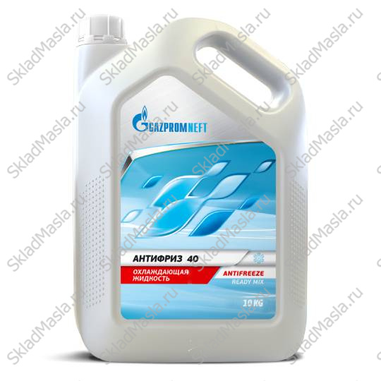 Антифриз Gazpromneft 40 красный (канистра 10кг)