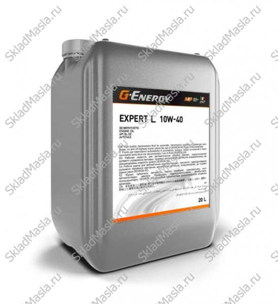 Моторное масло Gazpromneft G-Energy Expert L 10W-40 API SL_CF ACEA A3_B4 (канистра 20л)