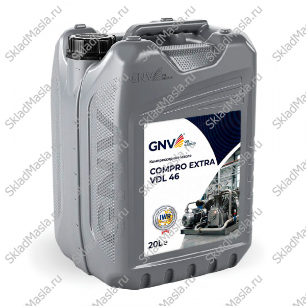 Масло компрессорное GNV Compro Extra VDL 46 (канистра 20л)