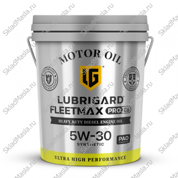 Моторное масло Lubrigard Fleetmax PRO E6 5W-30 API CK-4_SN ACEA E6_E8_E11 (фасовка канистра 19л)