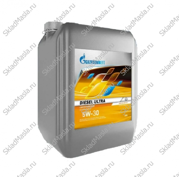 Моторное масло Gazpromneft Diesel Ultra 5W-30 API CI-4 ACEA E4_E7 (канистра 20л)