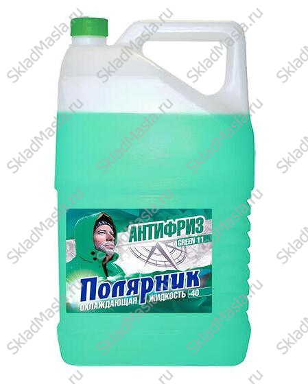 Антифриз Полярник G11 -40 зеленый (канистра 10кг)
