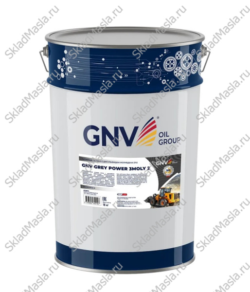 Смазка многофункциональная GNV Grey Power 3Moly 2 (ведро 18кг)