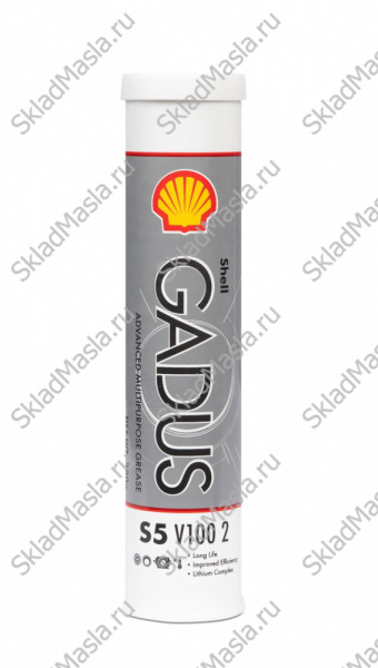 Смазка термостойкая противоизносная Shell Gadus S5 V100 EP 2 (туба 380гр)