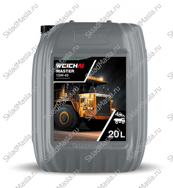 Моторное масло Weichai Master 15W-40 API CI-4 ACEA E7 (канистра 20л)
