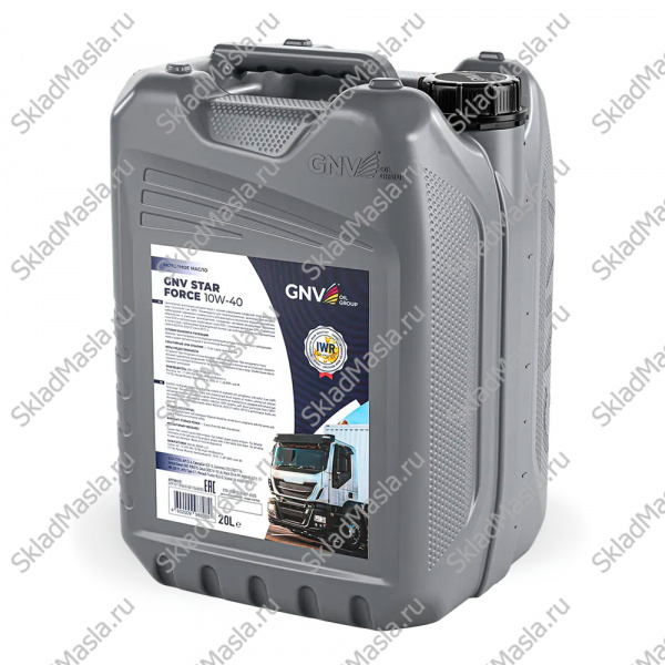 Моторное масло GNV Star Force 10W-40 API CI-4 ACEA E6_E7 (20л)