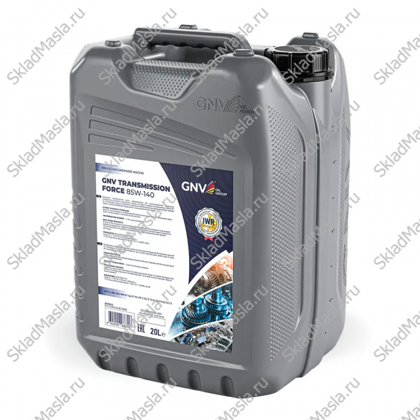 Трансмиссионное масло GNV Transmission Force 85W-140 API GL-5 (20л)