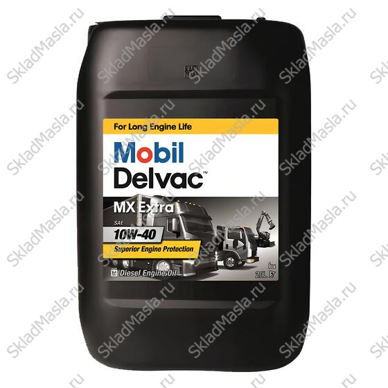 Моторное масло Mobil Delvac MX Extra 10W-40 API CI-4_SL (канистра 20л)
