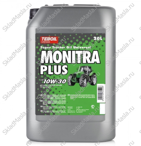 Масло тракторное Teboil Monitra Plus M 10W-30 API CF-4_GL-4 ACEA E3 (канистра 20л)