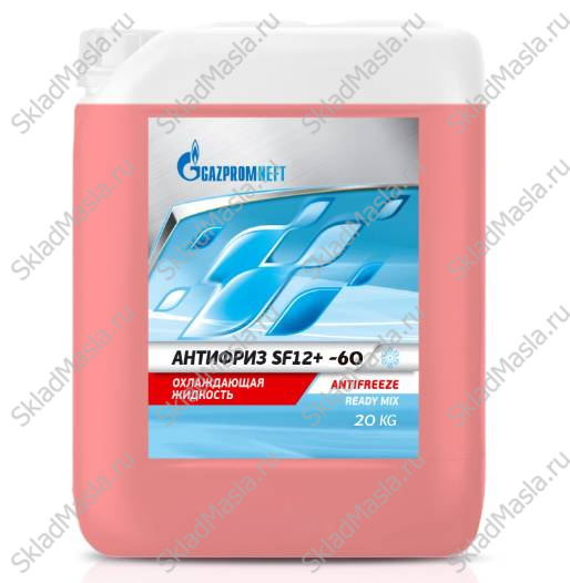 Антифриз Gazpromneft SF 12+ (-60) красный (канистра 20кг)