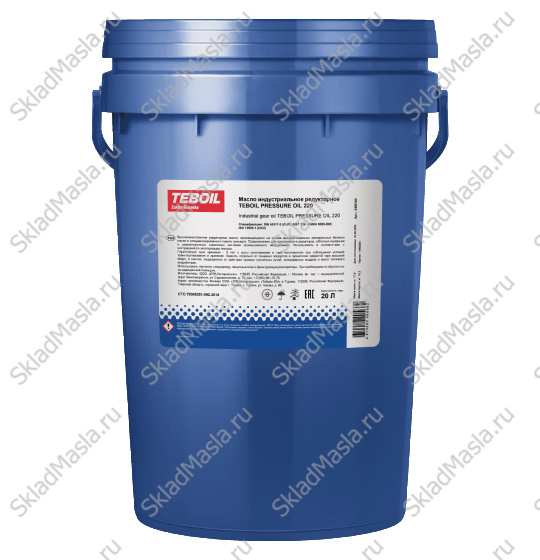 Масло редукторное Teboil Pressure Oil 220 (канистра 20л)