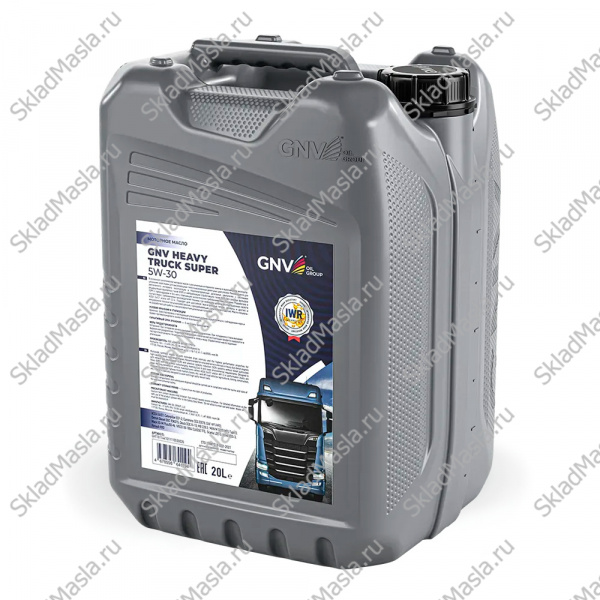Моторное масло GNV Heavy Truck Super 5W-30 ACEA E4_E7 (20л)