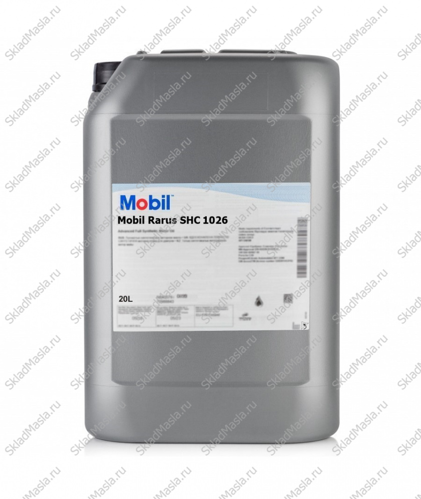 Масло компрессорное Mobil Rarus SHC 1026 (канистра 20л)