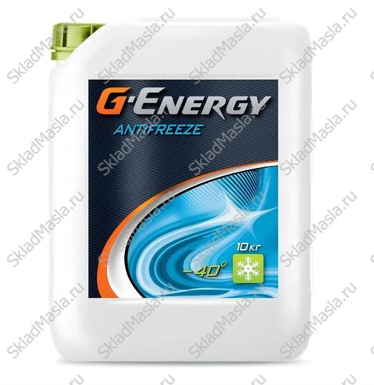 Антифриз Gazpromneft G-Energy Antifreeze 40 PRO G11 зеленый (канистра 10кг)
