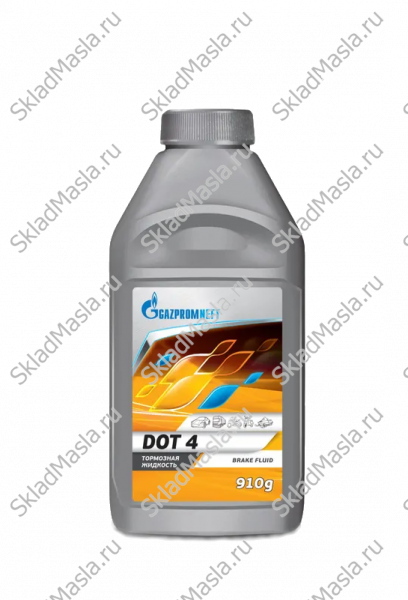 Тормозная жидкость Gazpromneft DOT 4 (бутылка 910гр)
