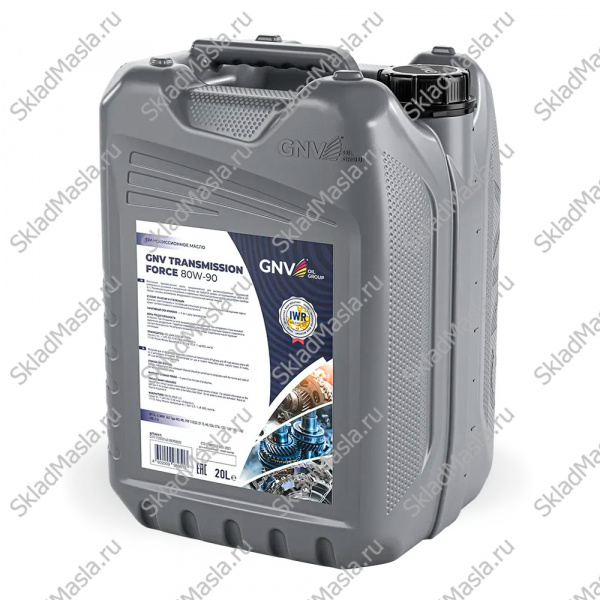 Трансмиссионное масло GNV Transmission Force 80W-90 API GL-5 (20л)