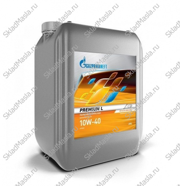 Моторное масло Gazpromneft Premium L 10W-40 API SL_CF (канистра 20л)