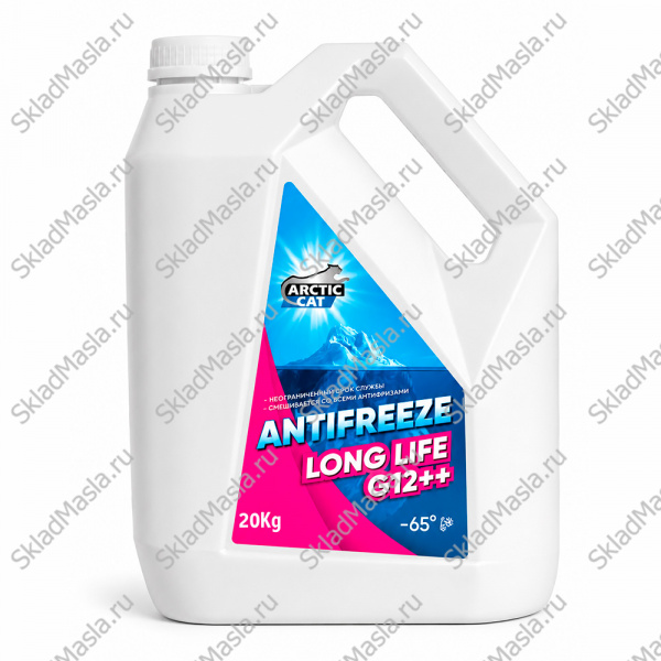Антифриз OilWay Arctic Cat Long Life G12++ (-65) фиолетовый (канистра 20кг)