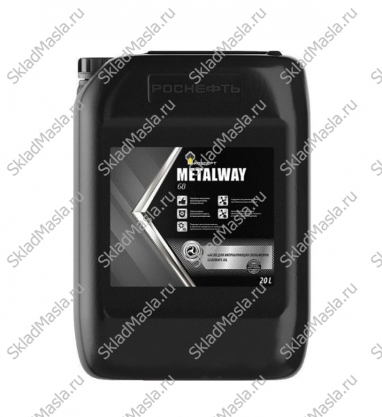 Масло для направляющих скольжения Роснефть Metalway 68 (канистра 20л)