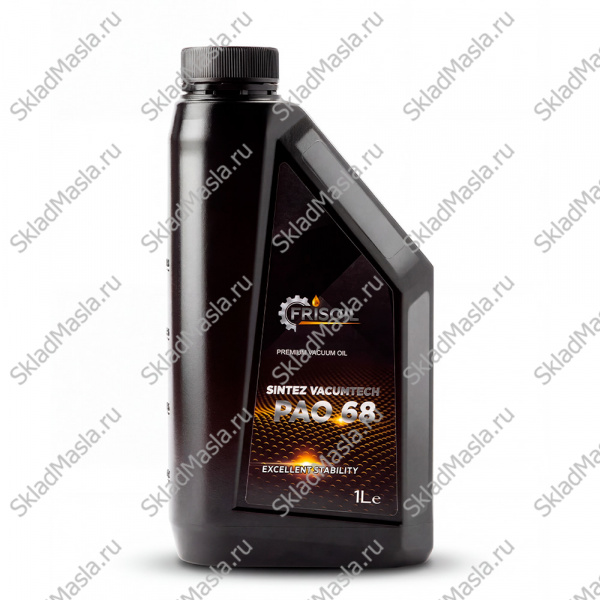 Вакуумное масло Frisoil Sintez Vacumtech PAO 68 (канистра 1л)