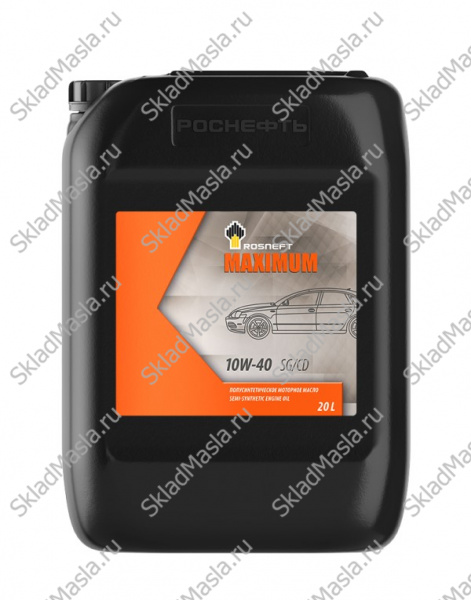 Моторное масло Роснефть Maximum 10W-40 API SG_CD (канистра 20л)