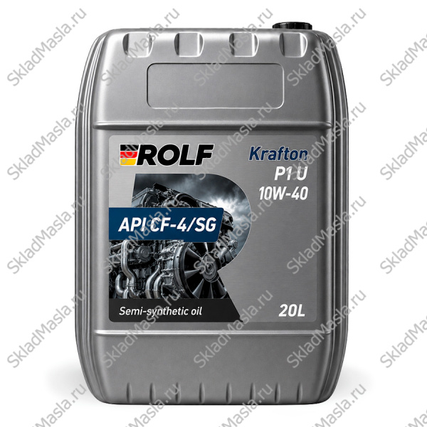 Моторное масло Rolf Krafton P1 U 10W-40 API CF-4_SG (канистра 20л)