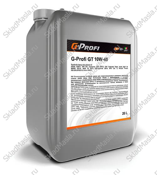 Моторное масло Gazpromneft G-Profi GT 10W-40 API CI-4 ACEA E4_E7 (канистра 20л)