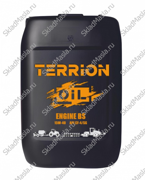 Моторное масло TERRION ENGINE BS 15W-40 API CF-4_SG (канистра 20л)