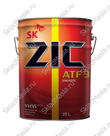 Трансмиссионное масло ZIC ATF SP 3 (канистра 20л)