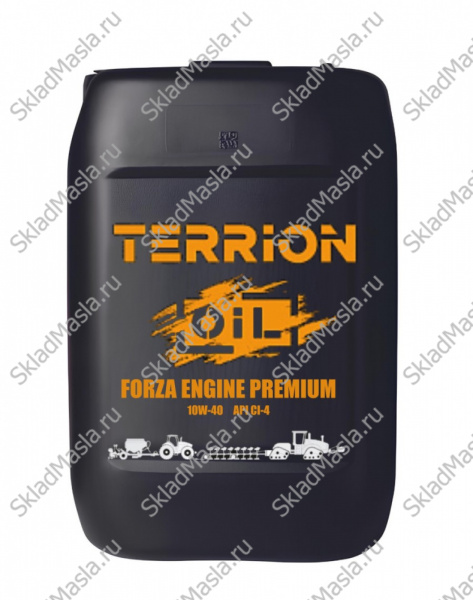 Моторное масло TERRION ENGINE PREMIUM 10W-40 API CI-4 ACEA E4_E7 (канистра 18кг_20л)