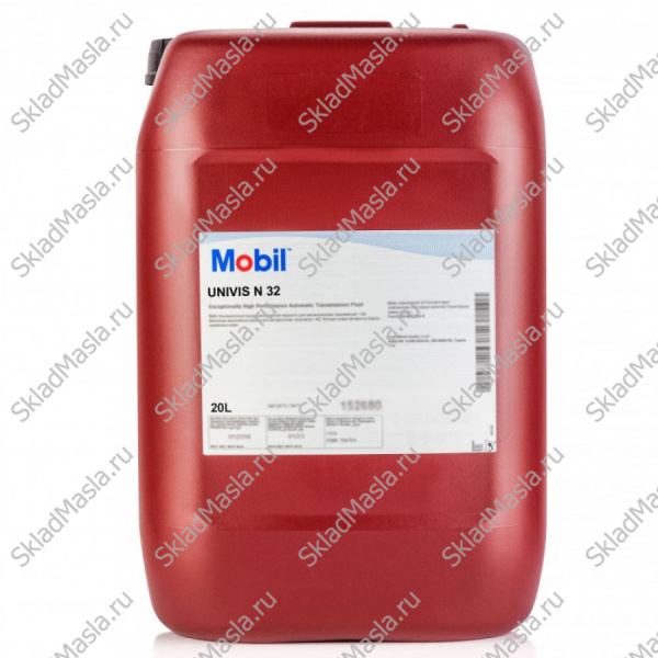 Масло гидравлическое Mobil Univis N 32 HVLP (канистра 20л)