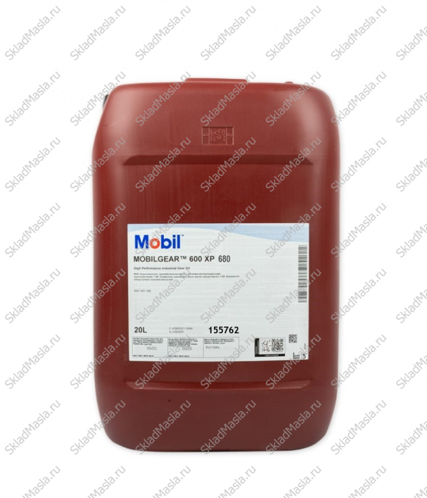 Масло редукторное Mobil Mobilgear 600 XP 680 (канистра 20л)