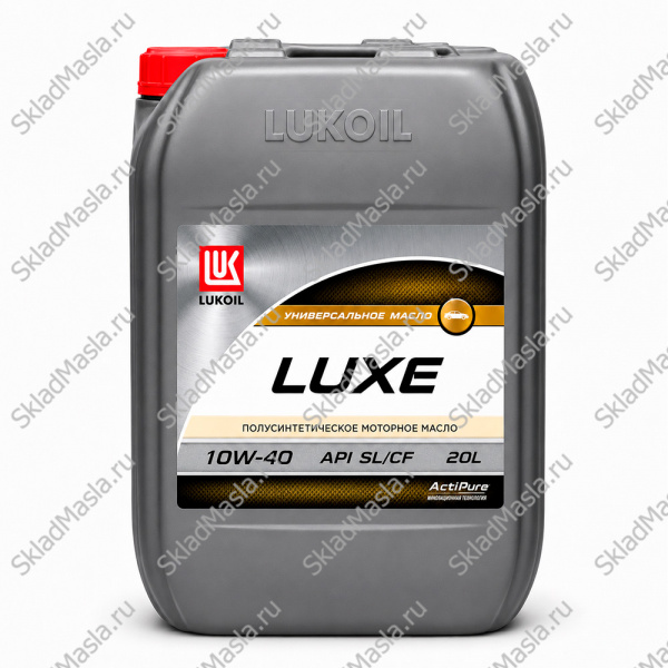 Моторное масло Лукойл Luxe 10W-40 API SL_CF (канистра 20л)