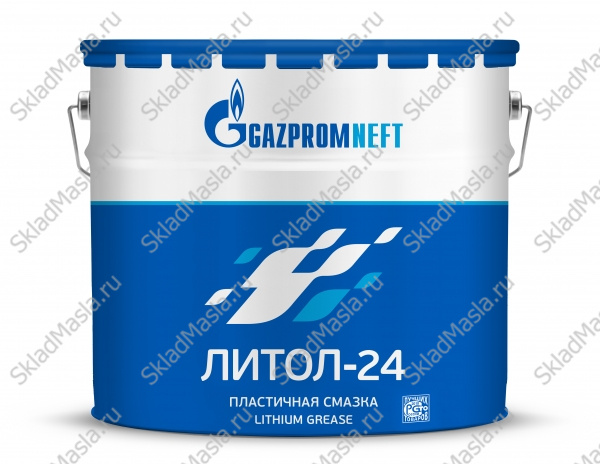 Смазка многоцелевая водостойкая Gazpromneft Литол-24 (ведро 4кг)