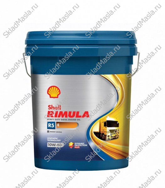 Моторное масло Shell Rimula R5 E 10W-40 API CI-4 ACEA E7_Е5_E3 (канистра 20л)