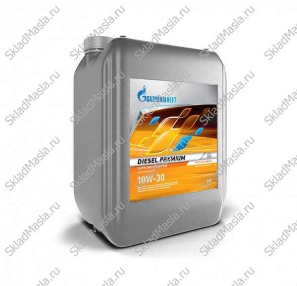 Моторное масло Gazpromneft Diesel Premium 10W-30 API CI-4_SL ACEA E7 (канистра 20л)