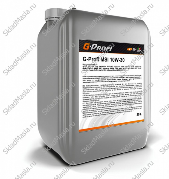Моторное масло Gazpromneft G-Profi MSI 10W-30 API CI-4 ACEA E7 (канистра 20л)