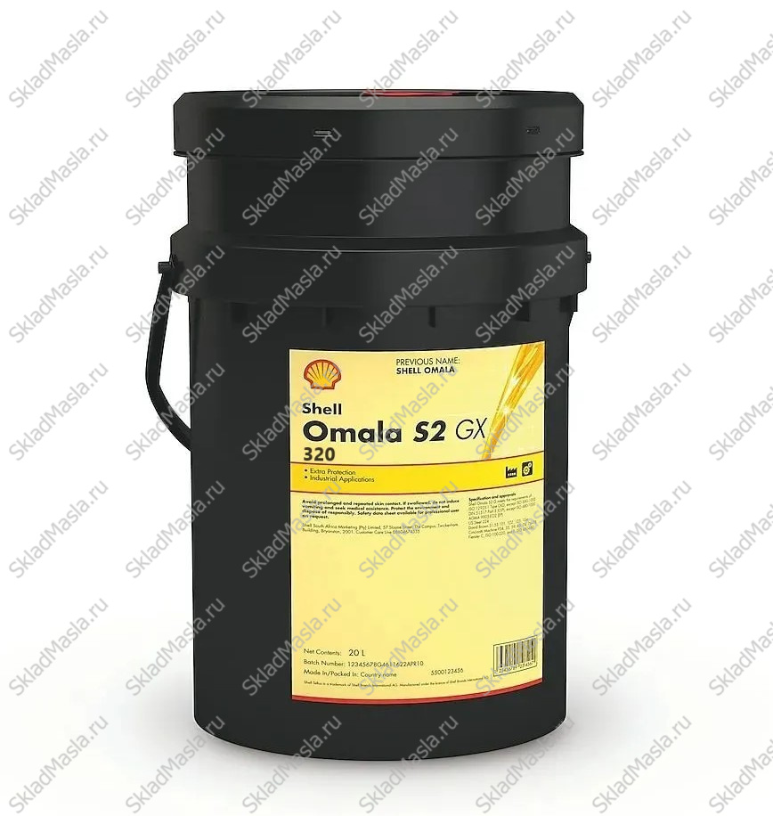 Масло редукторное Shell Omala S2 GX 320 (канистра 20л)