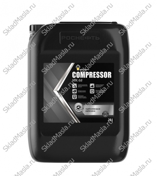 Масло компрессорное Роснефть Compressor VDL 68 (канистра 20л)