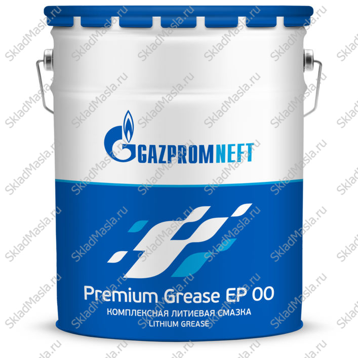 Смазка многофункциональная универсальная Gazpromneft Premium Grease EP 00 (ведро 18кг)