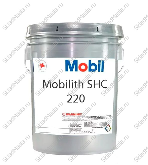 Смазка многофункциональная Mobil Mobilith SHC 220 EP 2 (ведро 16кг)